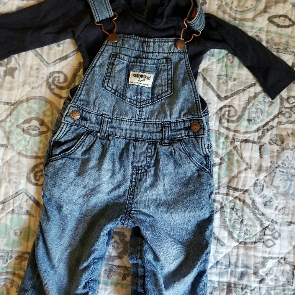 Baby girl insulated overall's